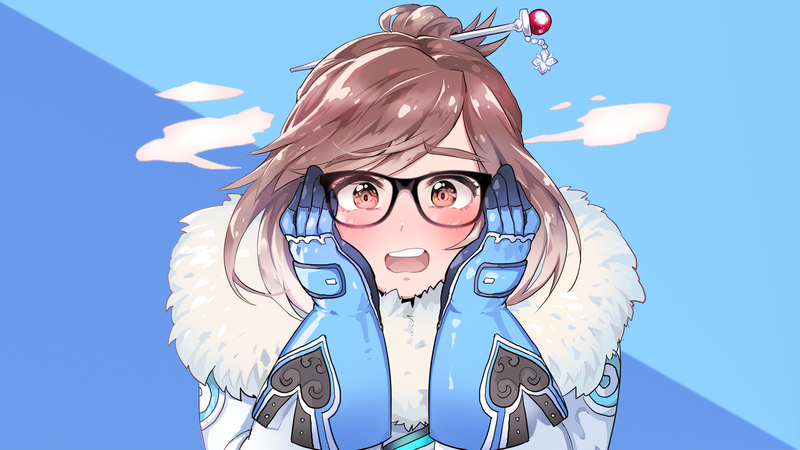 Overwatch, Mei-Ling Zhou, Mei (Overwatch), cyan