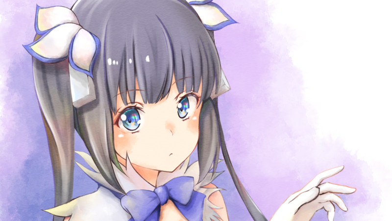 anime, anime girls, simple, simple background, Dungeon ni Deai wo Motomeru no wa Machigatteiru Darou ka, Hestia
