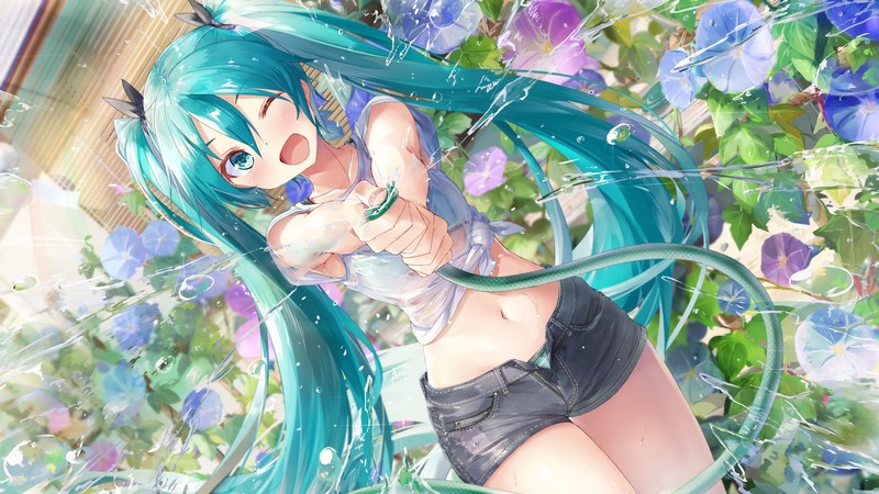 anime, anime girls, digital art, artwork, 2D, portrait, Vocaloid, Hatsune Miku