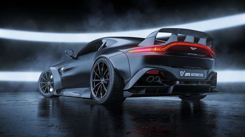 car, vehicle, Aston Martin, black cars
