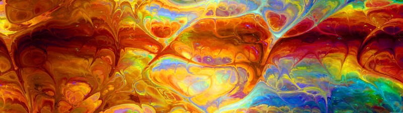 colorful, multiple display, wide screen, abstract, liquid, space