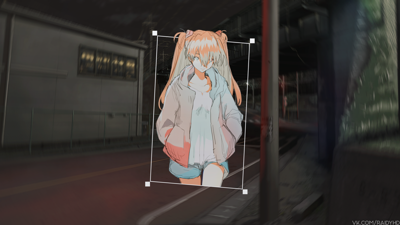 anime, anime girls, picture-in-picture, Asuka Langley Soryu, Asuka Langley Shikinami