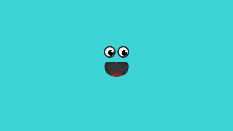 smiley, emotions, minimalism, vector, 4k