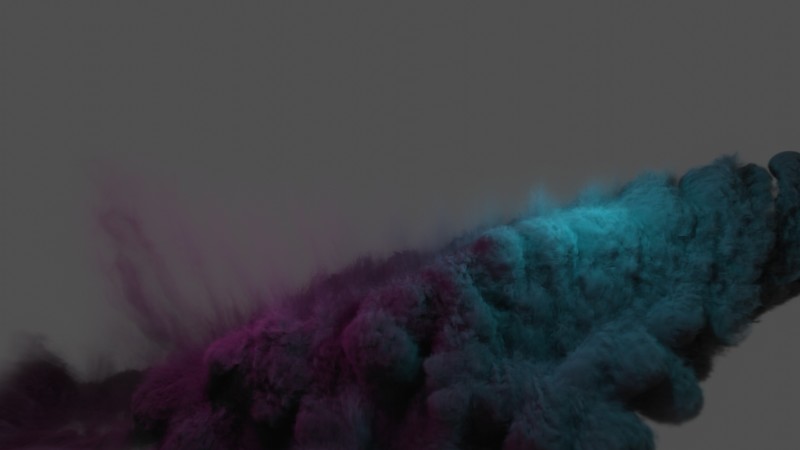 smoke, Blender, gray