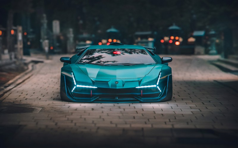 Khyzyl Saleem, car, render, frontal view