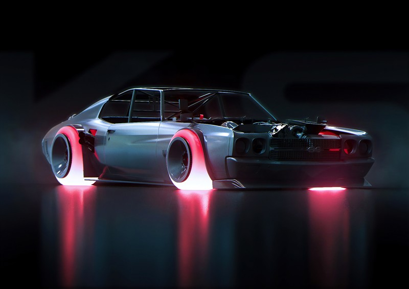 Khyzyl Saleem, car, render
