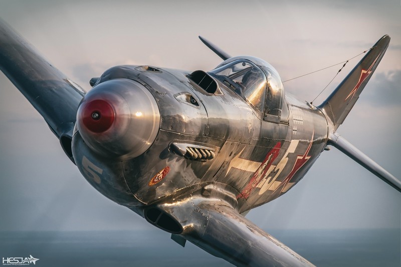 vehicle, aircraft, military aircraft, military, Yakovlev Yak-9, Warbird
