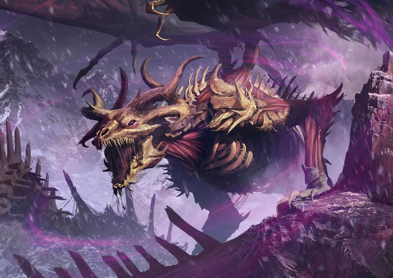 creature, dragon, fantasy art, undead