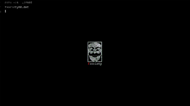 hacking, fsociety, Mr. Robot, black background
