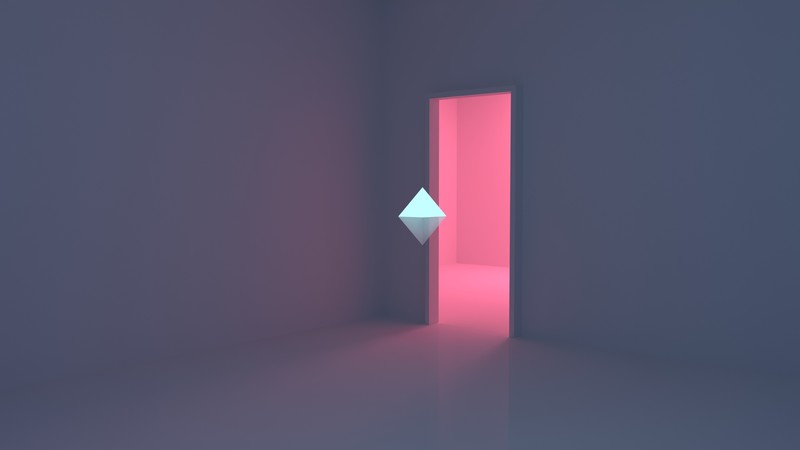 simple, minimalism, 3D Abstract, geometric figures, abstract, 3D graphics
