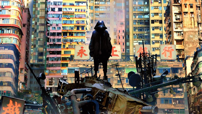 science fiction, digital art, concept art, artwork, futuristic, fantasy art, fan art, 3D, CGI, cyberpunk, cyber, cityscape, block of flats