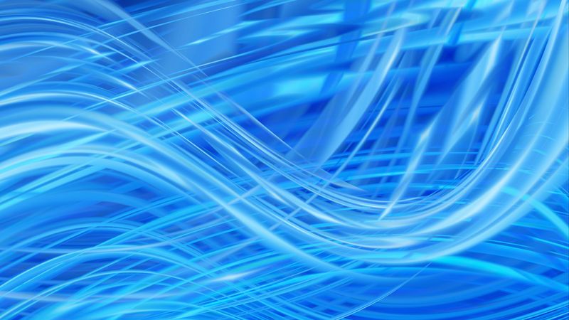 lines, wavy, blue, cyan, 4k