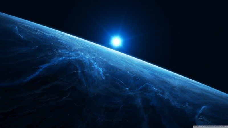 space, space art, planet, digital art