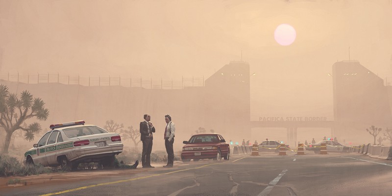 artwork, Simon Stålenhag, science fiction, futuristic, Tales From The Loop