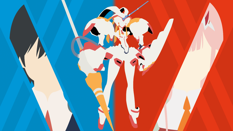 Darling in the FranXX, Zero Two (Darling in the FranXX), Code:002, Code:016 (Hiro)