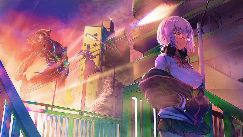 SSSS.GRIDMAN, Akane Shinjou, anime, anime girls