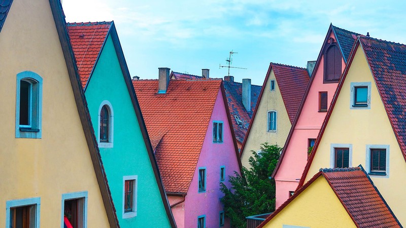 Germany, house, colorful, building, Bavaria