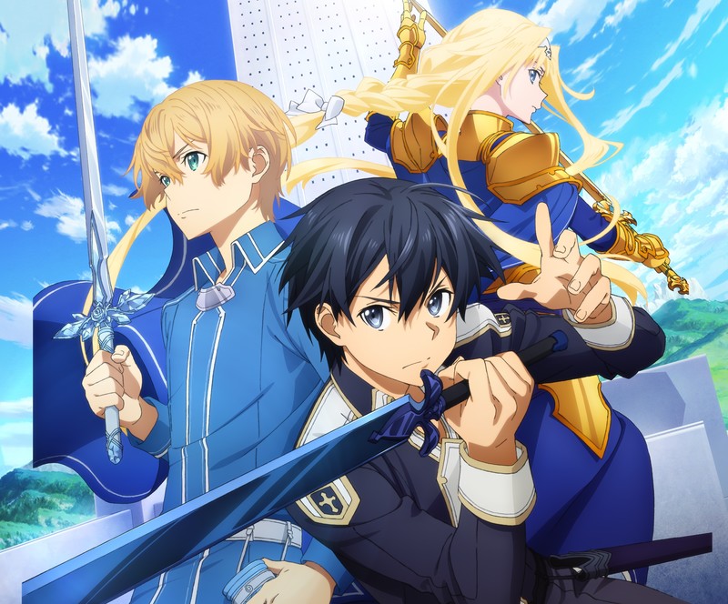 Sword Art Online, Sword Art Online Alicization, Kirigaya Kazuto, Kirito (Sword Art Online), Eugeo, Alice (Sword Art Online: Alicization)
