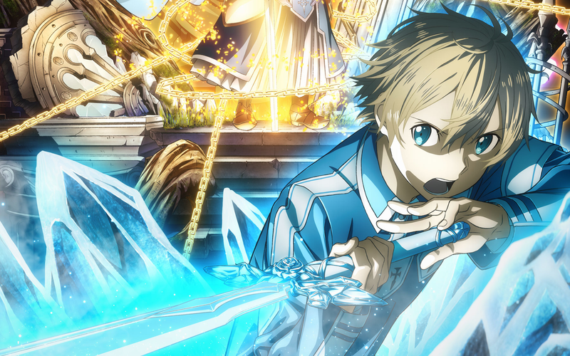 anime, Sword Art Online, Sword Art Online Alicization, Eugeo, sword