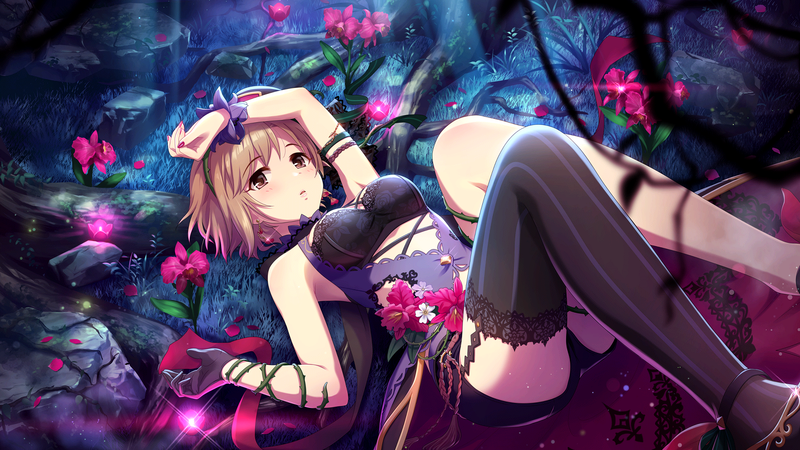 pantyhose, cleavage, anime, anime girls
