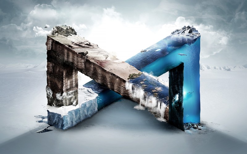 infinity, imagination, water, nature, 3D