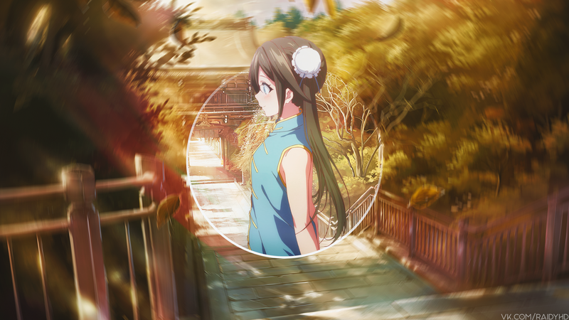 anime girls, anime, picture-in-picture