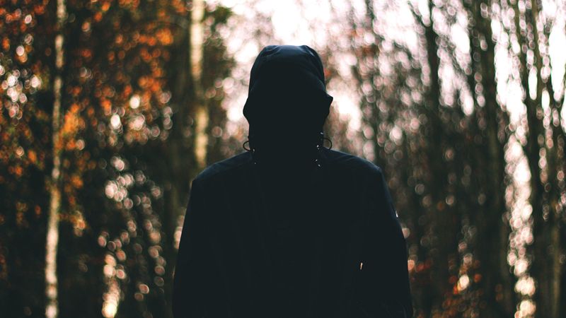 man, hood, anonymous, dark, 4k