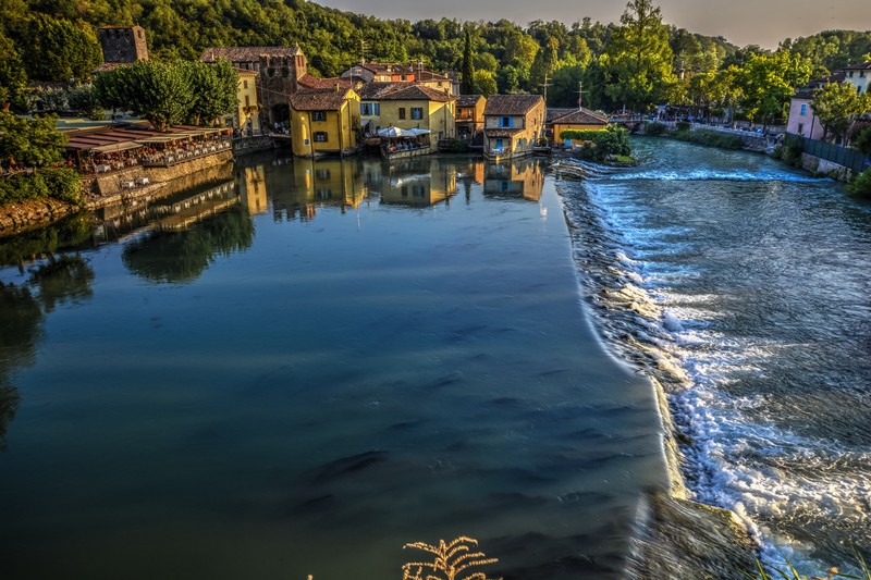 Italy, water, river, building