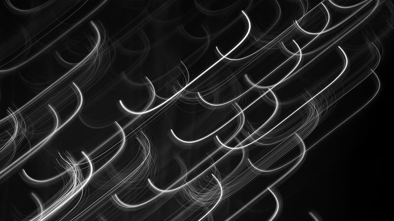 monochrome, line, form, bw, 4k