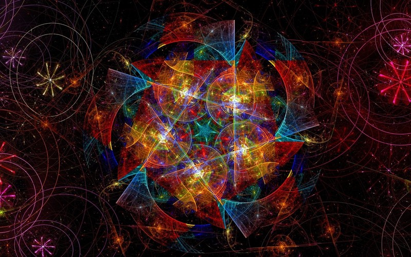 abstract, colorful, circle, artwork, digital art