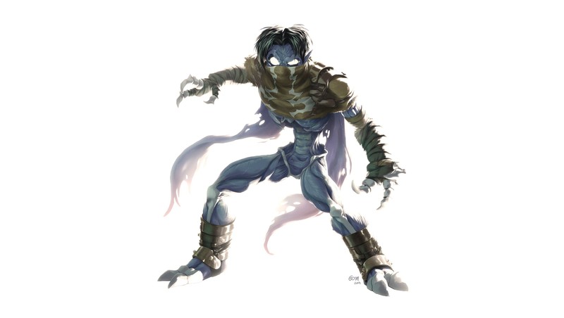 Legacy of Kain, video game art, white background, video games, Raziel, Vampire (video game), Soul Reaver