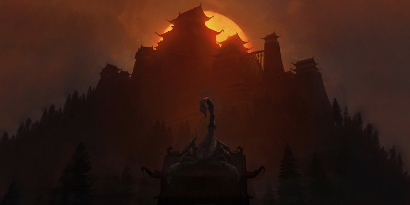 dark, Asia, artwork, fantasy art
