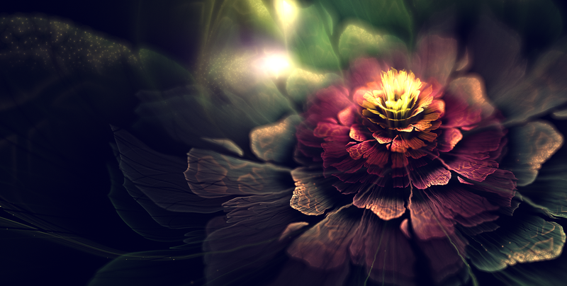 fractal, fractal flowers, 3D fractal