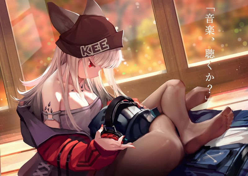 anime, anime girls, digital art, artwork, portrait, 2D, Arknights, Doctor(Arknights), Frostleaf(Arknights)