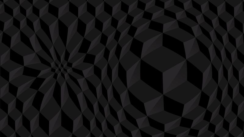 cubes, volume, black, texture, structure, 4k