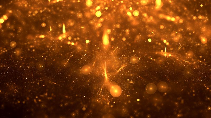 glare, bokeh, shine, circles, flow, fractal, 4k