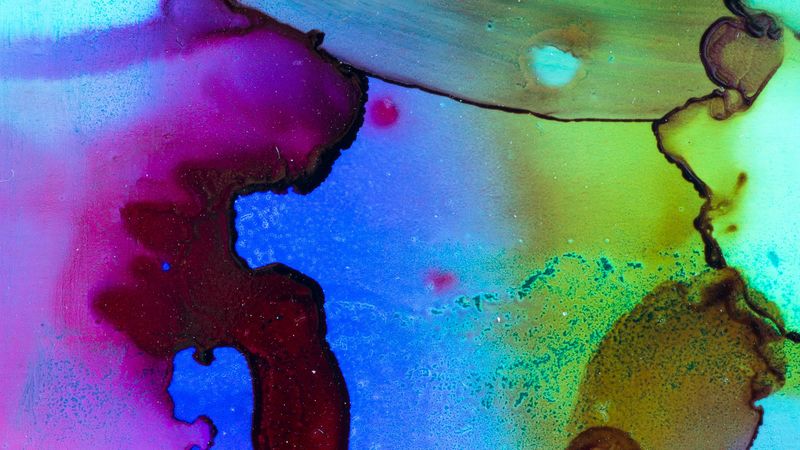 stains, colorful, structure, texture, 4k