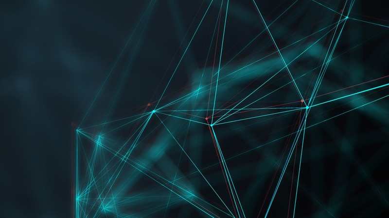 digital, digital art, artwork, illustration, abstract, lines, dark, geometric figures, vector art, vector graphics, vector, minimalism, teal