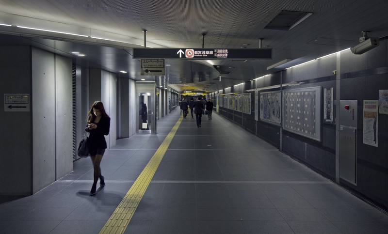 Japan, Tokyo, underground, people