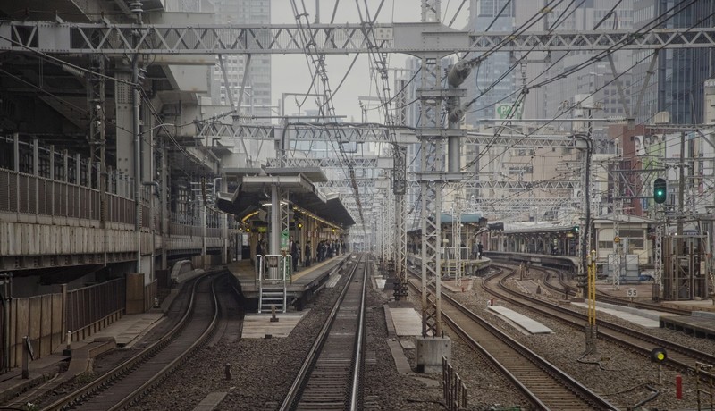 Japan, Tokyo, train station