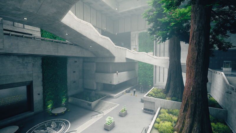 Control, architecture, screen shot, PC gaming
