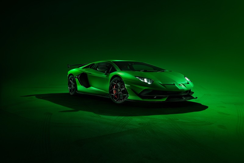 green, car, vehicle, Lamborghini, Lamborghini Aventador LP 770-4 SVJ