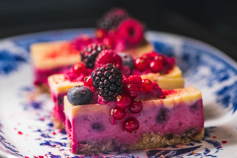 fruit, cake, sweets, food