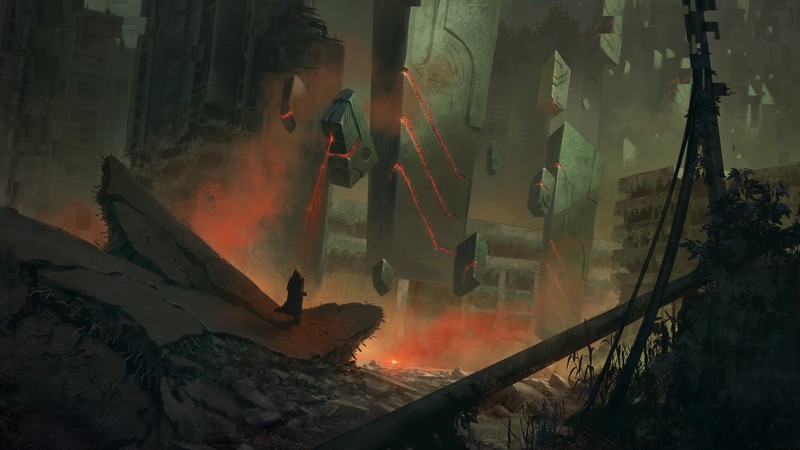 artwork, fantasy art, digital art, futuristic, science fiction