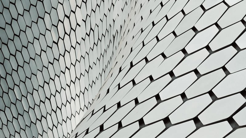pattern, hexagon, monochrome