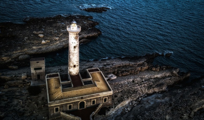 Italy, lighthouse, building, Sicily
