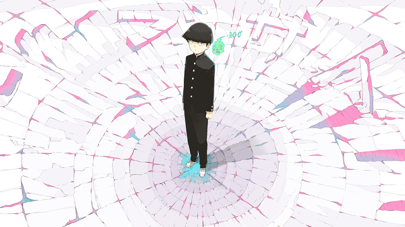 Mob Psycho 100, Shigeo Kageyama, anime, dark hair, anime boys