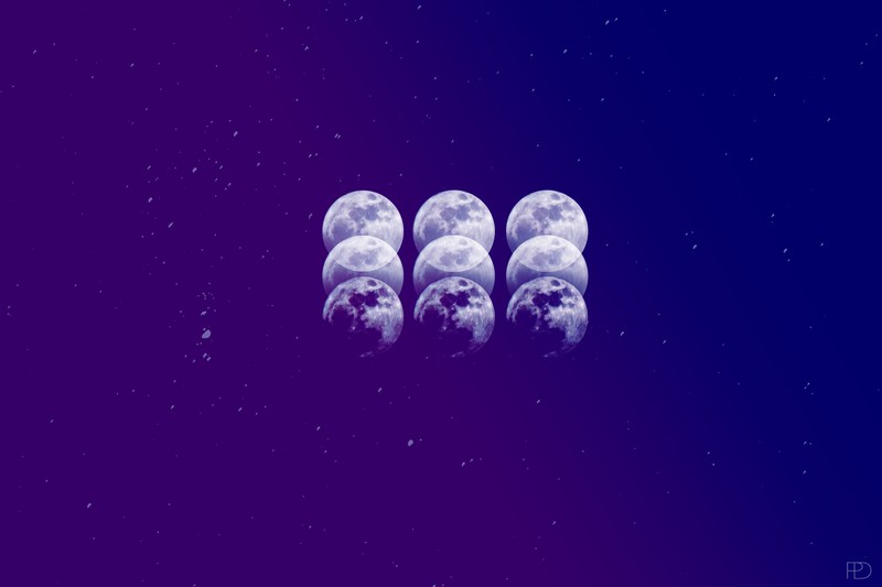 stars, space, Moon, Pamala DeRosa, sky