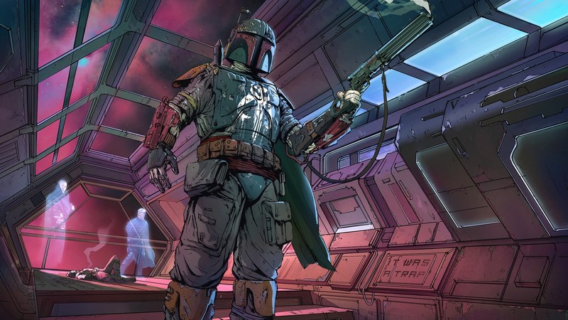Star Wars, bounty hunter, Boba Fett, science fiction, artwork