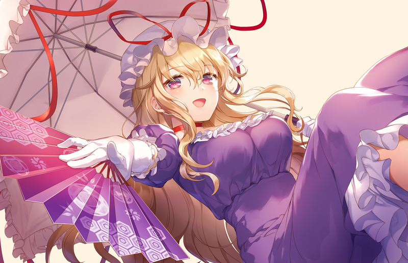 anime, anime girls, digital art, artwork, 2D, portrait, Touhou, Yakumo Yukari